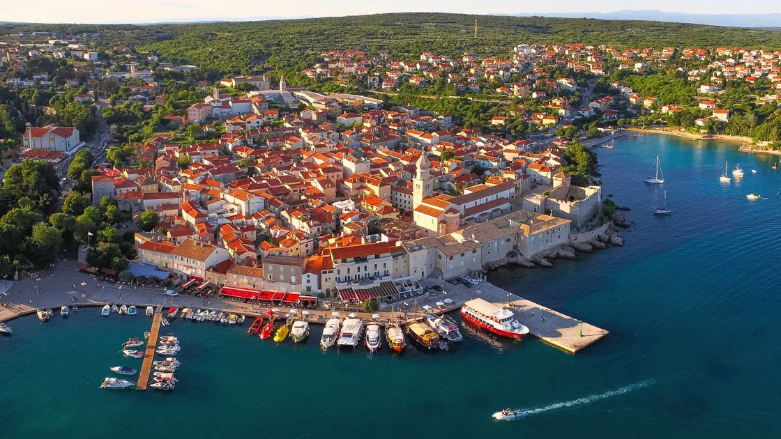 Boat trip to Island of Krk - Golden Island from Opatija